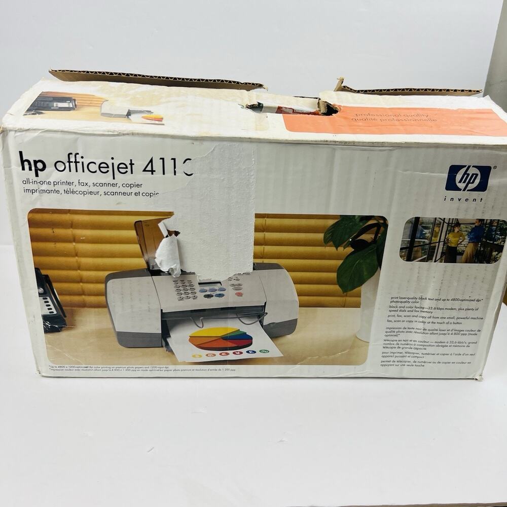 HP OfficeJet 4110 All-in-One Printer Open Box